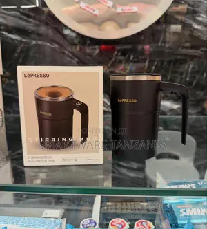 LePresso StirMagic Auto Stirring Mug With Detachable Magnetic Rod
