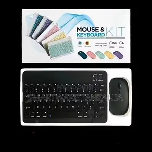 Wireless Bluetooth Mouse and Keyboard Kit, Rechargeable, Multi Color