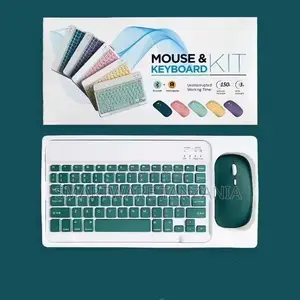 Wireless Keyboard and Mouse Combo, 2.4GHz, 61-Key Compact Layout