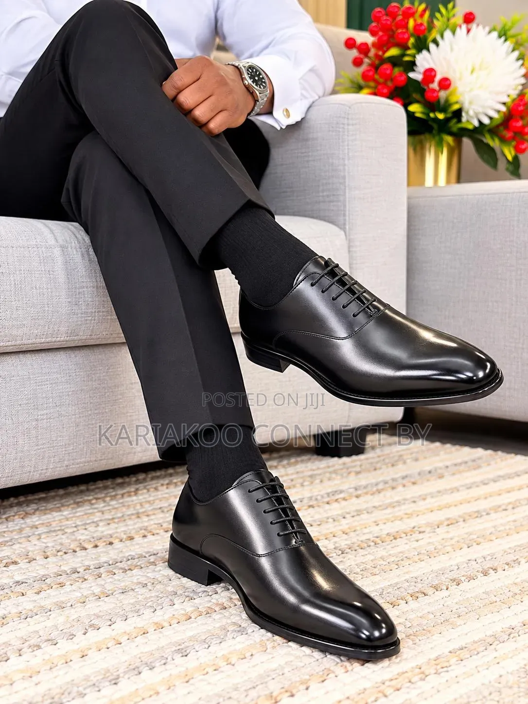Paul Smith Men's Classic Leather Oxford Formal Shoes