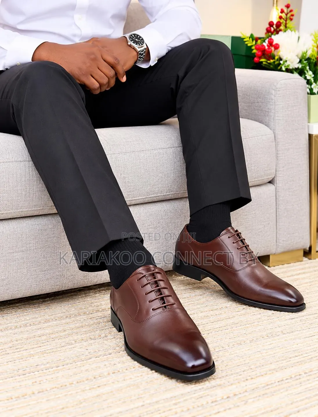 Paul Smith Men's Classic Leather Oxford Formal Shoes