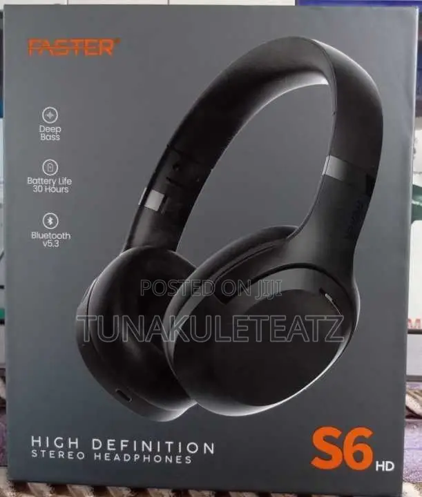  Faster S6 Wireless Headphones