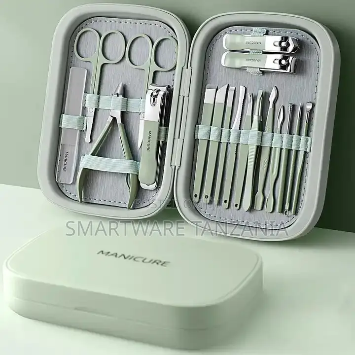 Portable Stainless Steel Manicure & Pedicure Kit for Men & Women