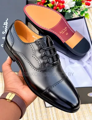 Men's Executive Ghillie Laced Cap-Toe Brogue Shoes