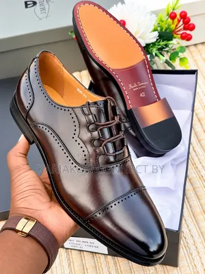 Men's Executive Ghillie Laced Cap-Toe Brogue Shoes
