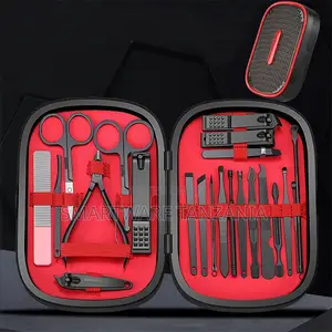 18 PCS Nail Clippers Scissors Cuticle Nipper Pedicure Tools Kit