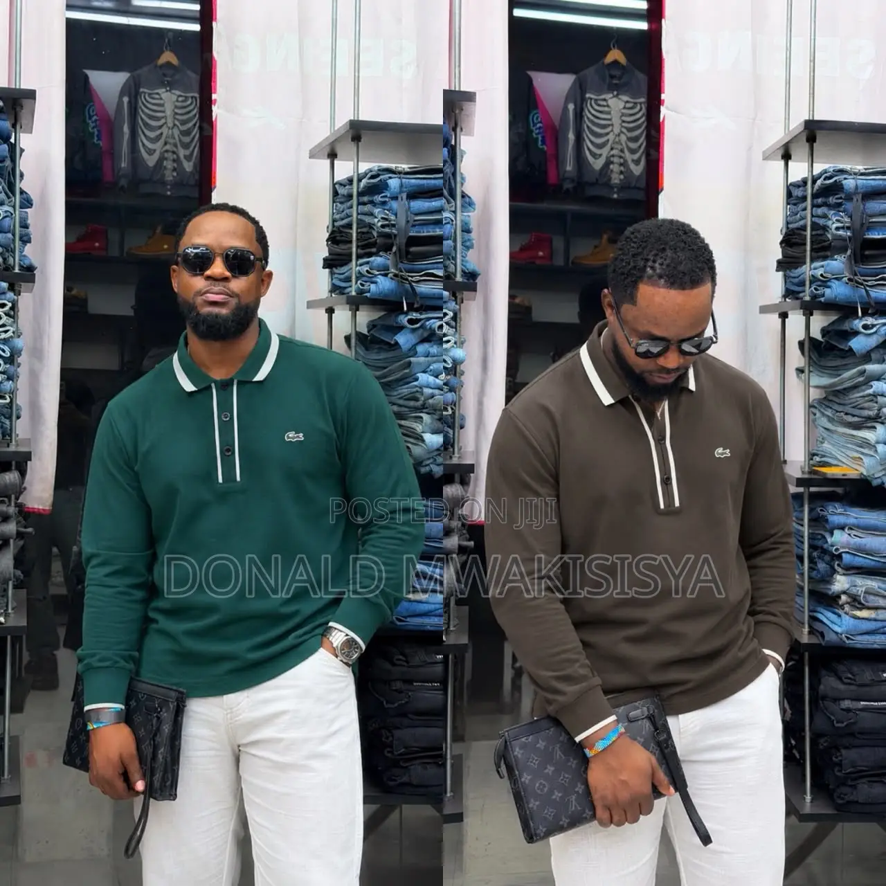 *Lacoste - Long Sleeve Polo Sweater*