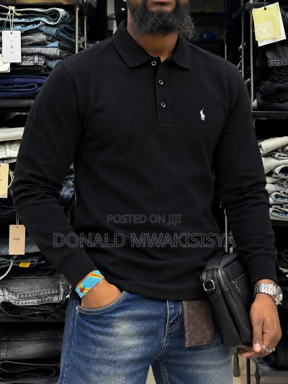 *Ralph Lauren - Long Sleeve Polo T-Shirt*