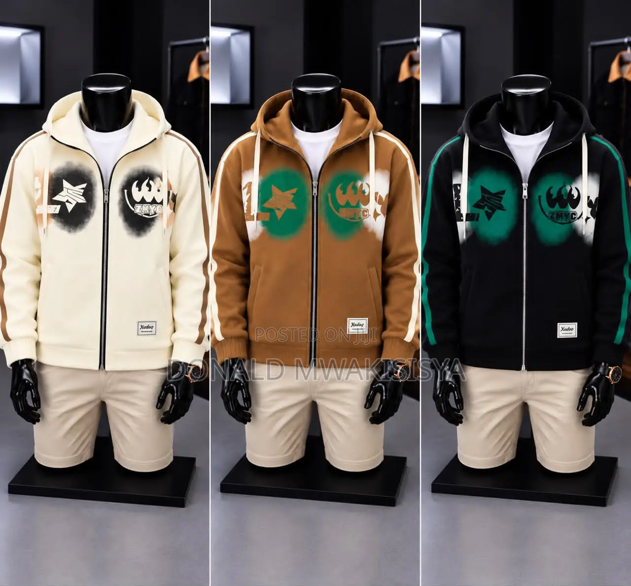 *Zmyc - Designer Zipper Hoodie Jacket*