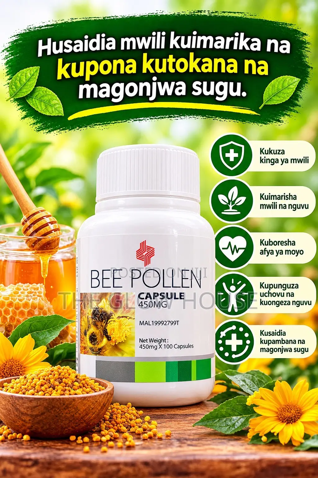 Bee Pollen Capaules