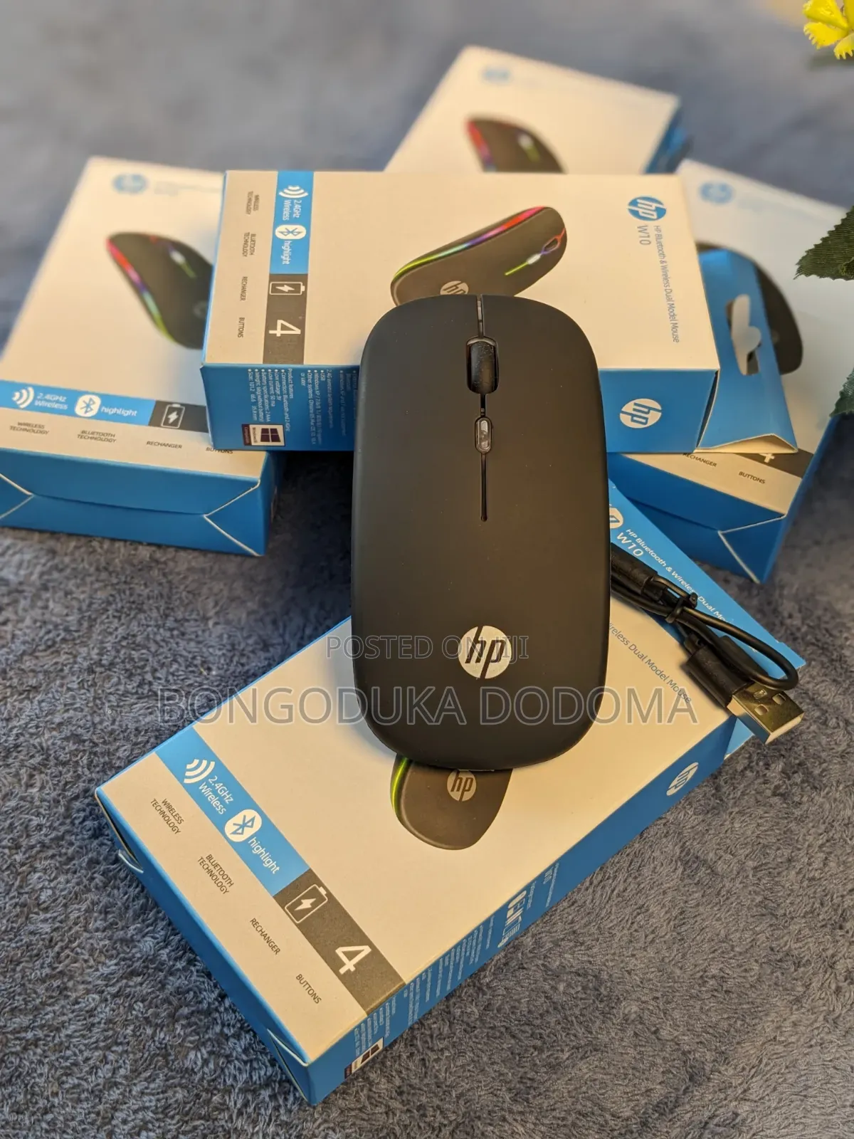 HP W10 Rechargeable Mouse