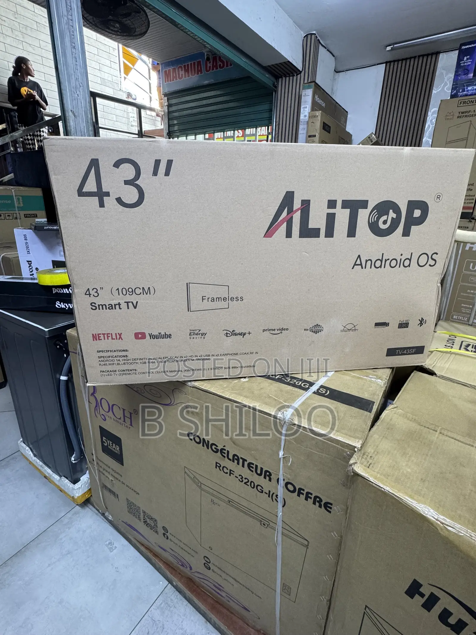 Alitop 43” Smart Android TV