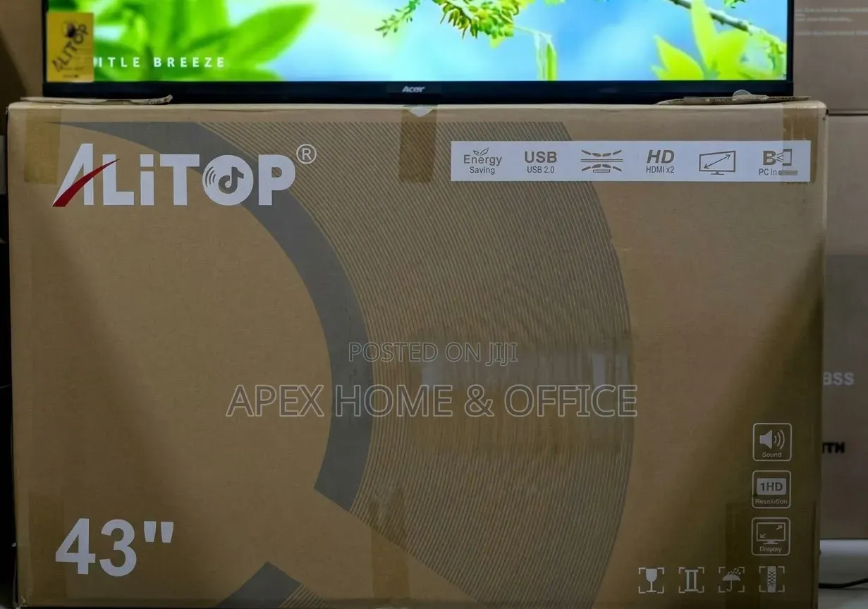Alitop 43-Inch LED Smart Frameless TV