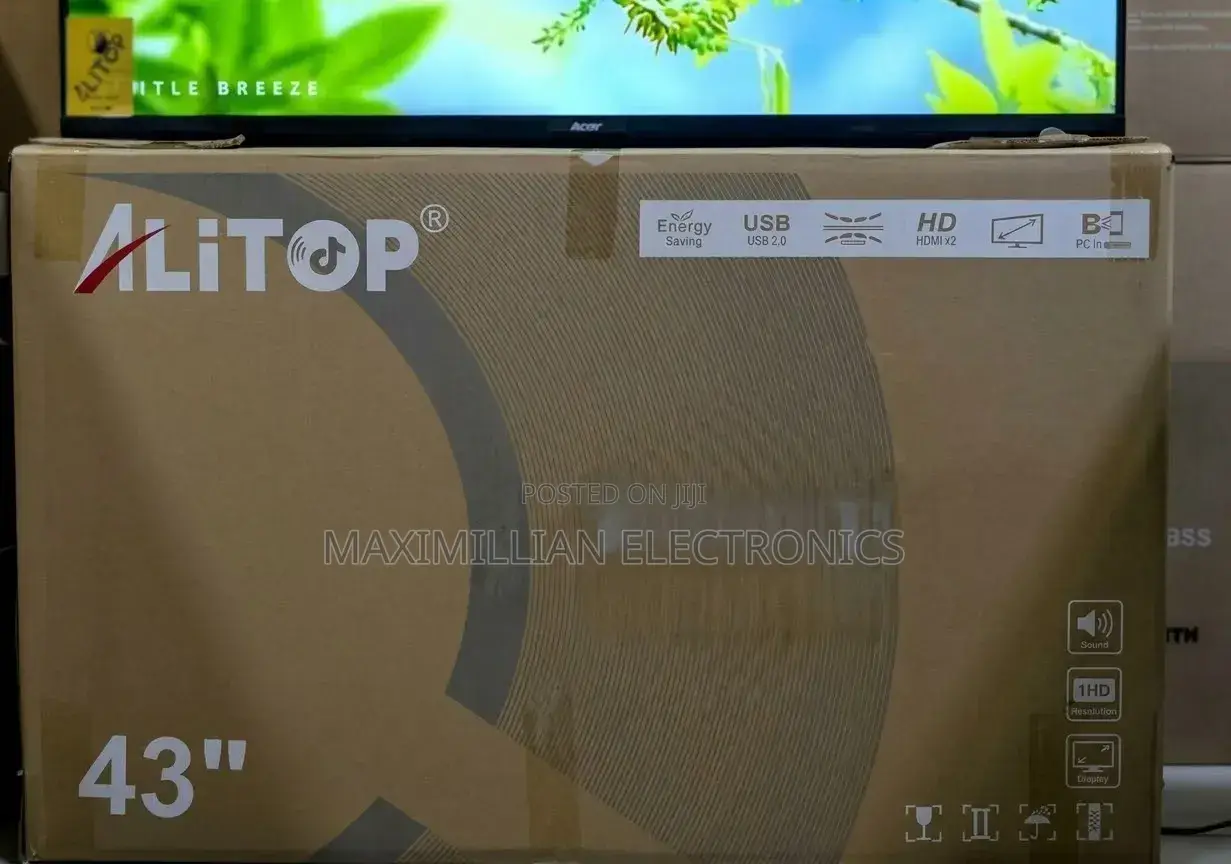 Alitop 43-Inch LED Smart Frameless TV