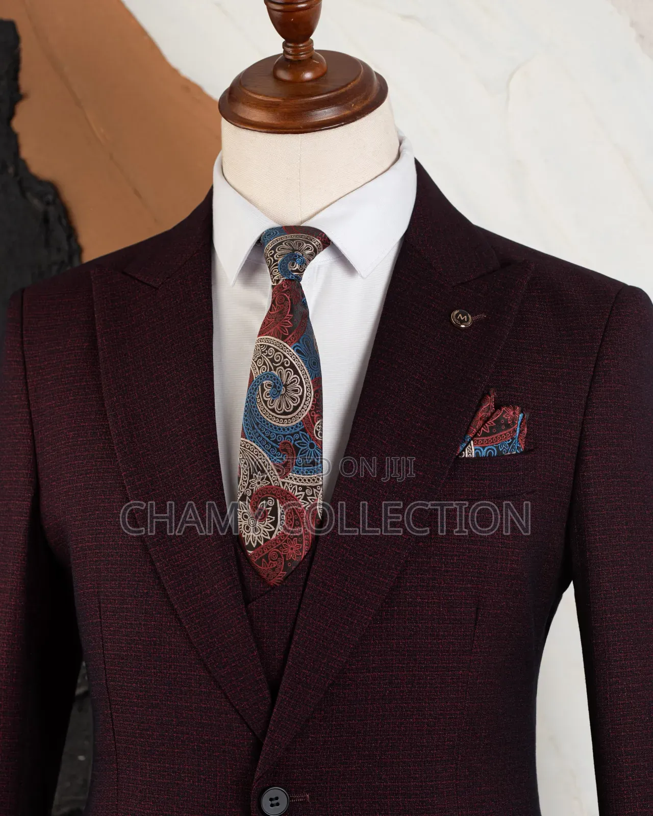 Mens Suits Marron Smal Traft