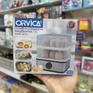 ORVICA Electric Egg Cooker With 1600W Power, Two-Tier Design, ORM-9013