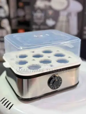 ORVICA Electric Egg Cooker With 1600W Power, Two-Tier Design, ORM-9013