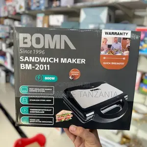BOMA Sandwich Maker BM-2011, Stainless Steel, Heat Insulated Handle
