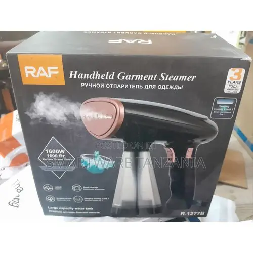 RAF Handheld Garment Steamer 240ML Water Tank, 2600W, Foldable Handle