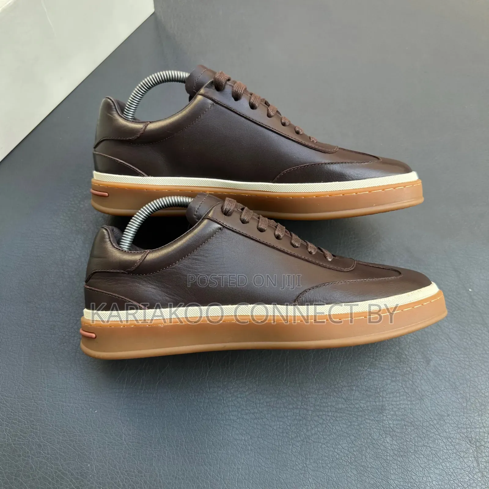 Men's Luxury Real Leather Low-Top Casual Sneakers