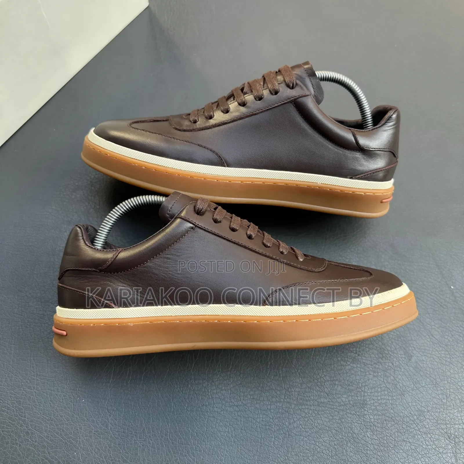 Men's Luxury Real Leather Low-Top Casual Sneakers