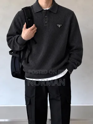 Prada Knitted Polo Shirt