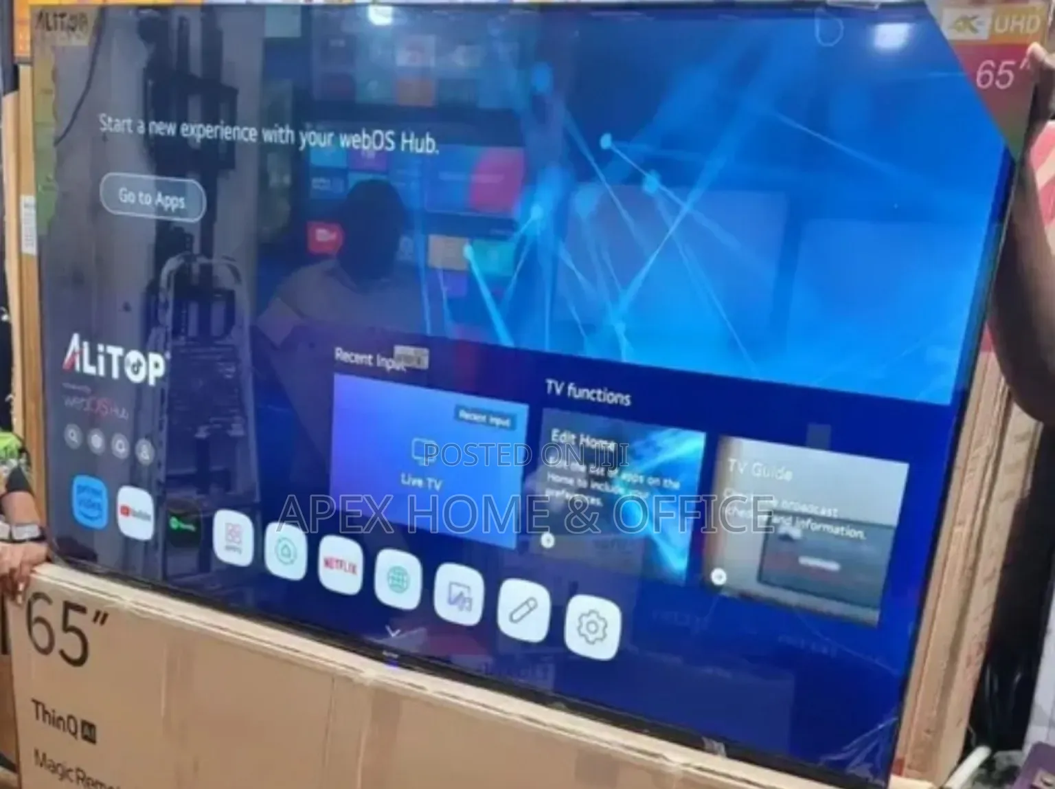 ALITOP 65-Inch Smart TV