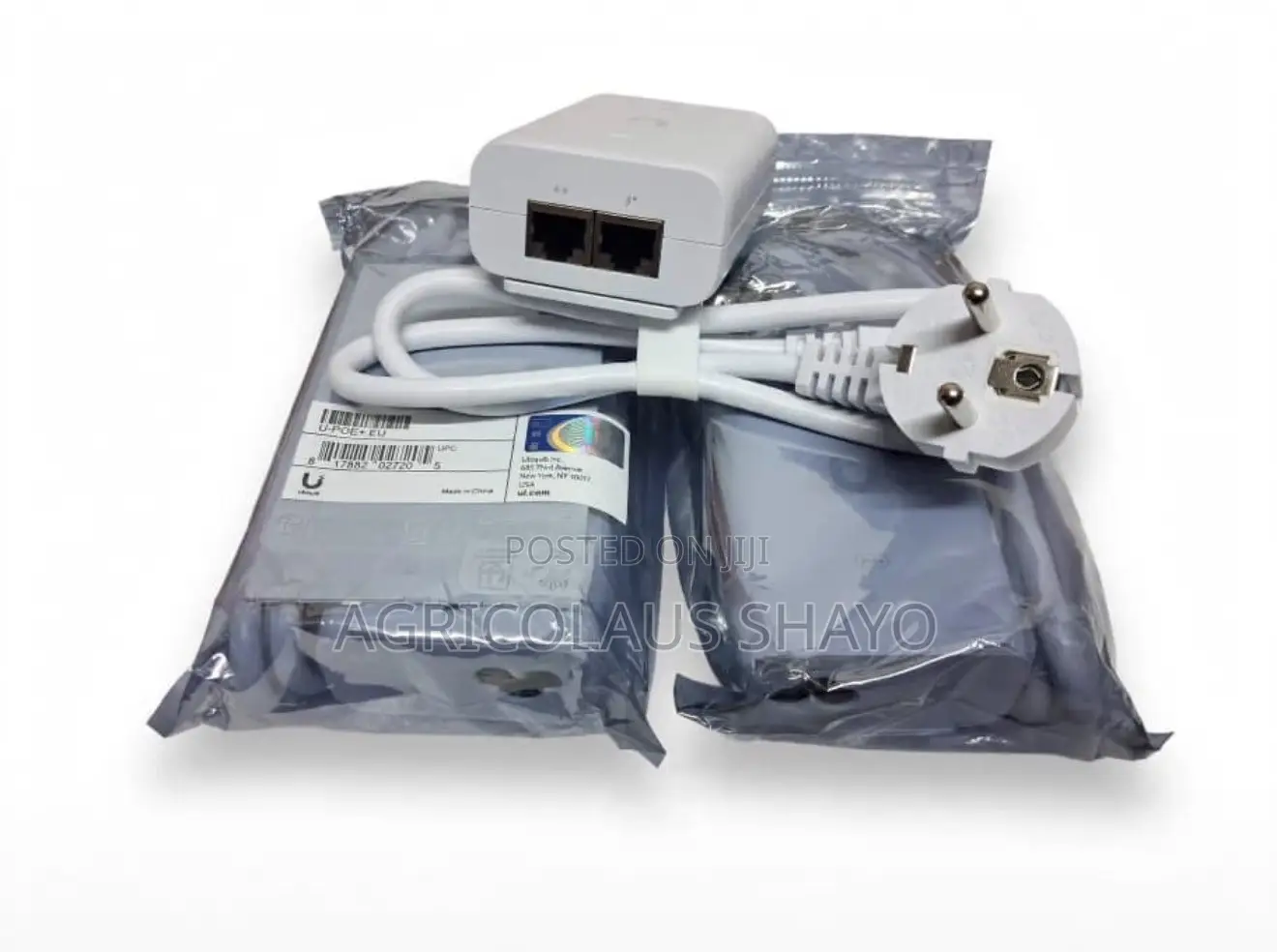 Ubiquiti UniFi Gigabit PoE Injector (U-Poe-Eu) 48V Adapter – Brand New