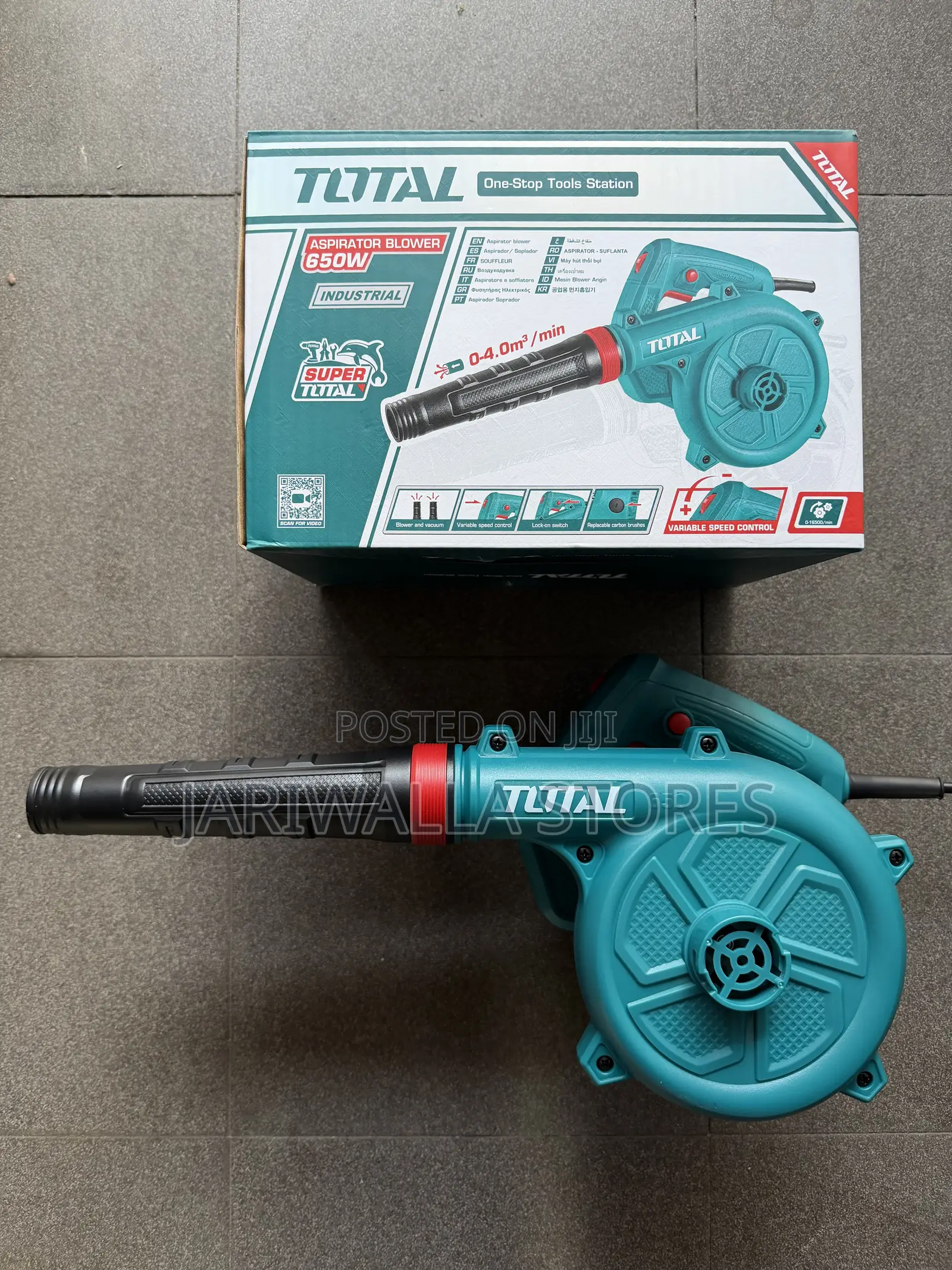 TOTAL Aspirator Blower 650W