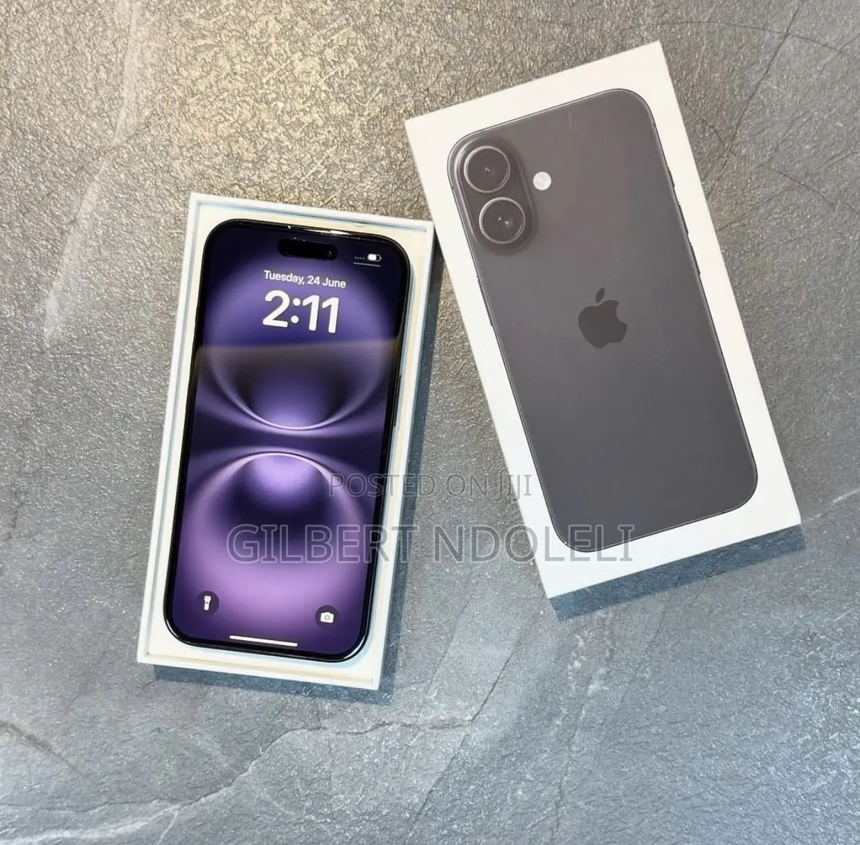 New Apple iPhone 16 128 GB Black