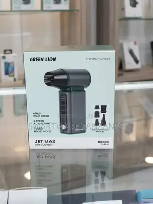 Green Lion Jet Max Air Blower With 45m/S Wind Speed 5-Speed Adjustment