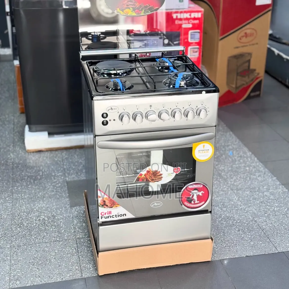 Agc-5531bl) Aero Free Standing Oven, Intelligent Appliances