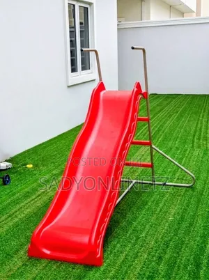 Plastic and Iron Big Children Slide