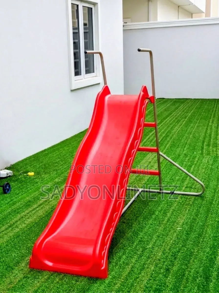Plastic and Iron Big Children Slide