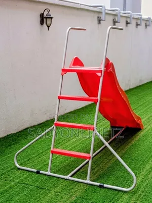 Plastic and Iron Big Children Slide