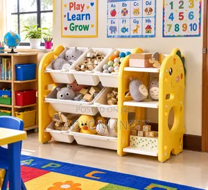 Kids Bookshelf With Storage Box