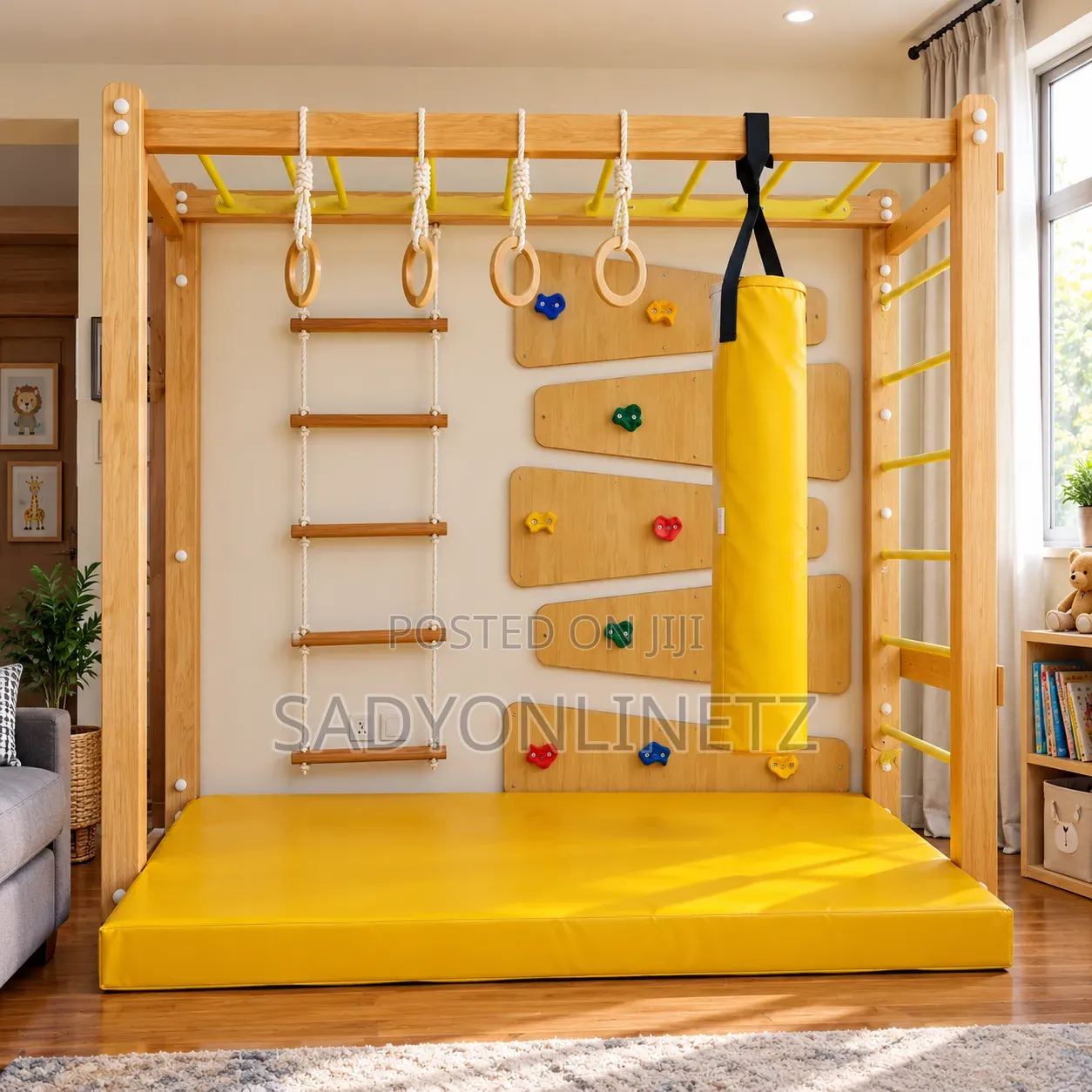 Kids Monkey Bar Climbing Wall