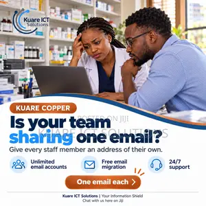 Business Email + Domain .co.tz + Web Hosting | Copper 150k/Year