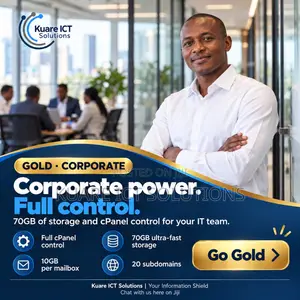 cPanel Hosting 70GB + Unlimited Bandwidth + Domain .co.tz | Gold