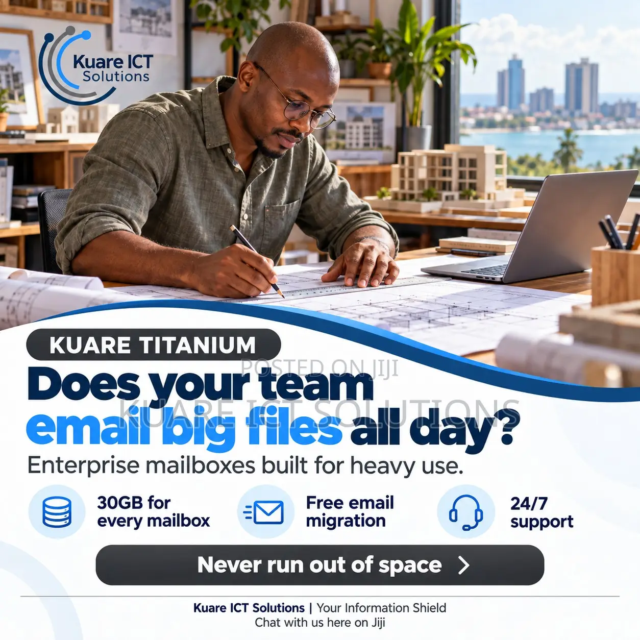 Email Hosting 100GB + cPanel + Domain .co.tz | Titanium