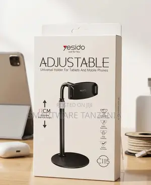 Yesido Adjustable Universal Holder for Tablets and Mobile Phones, 17CM
