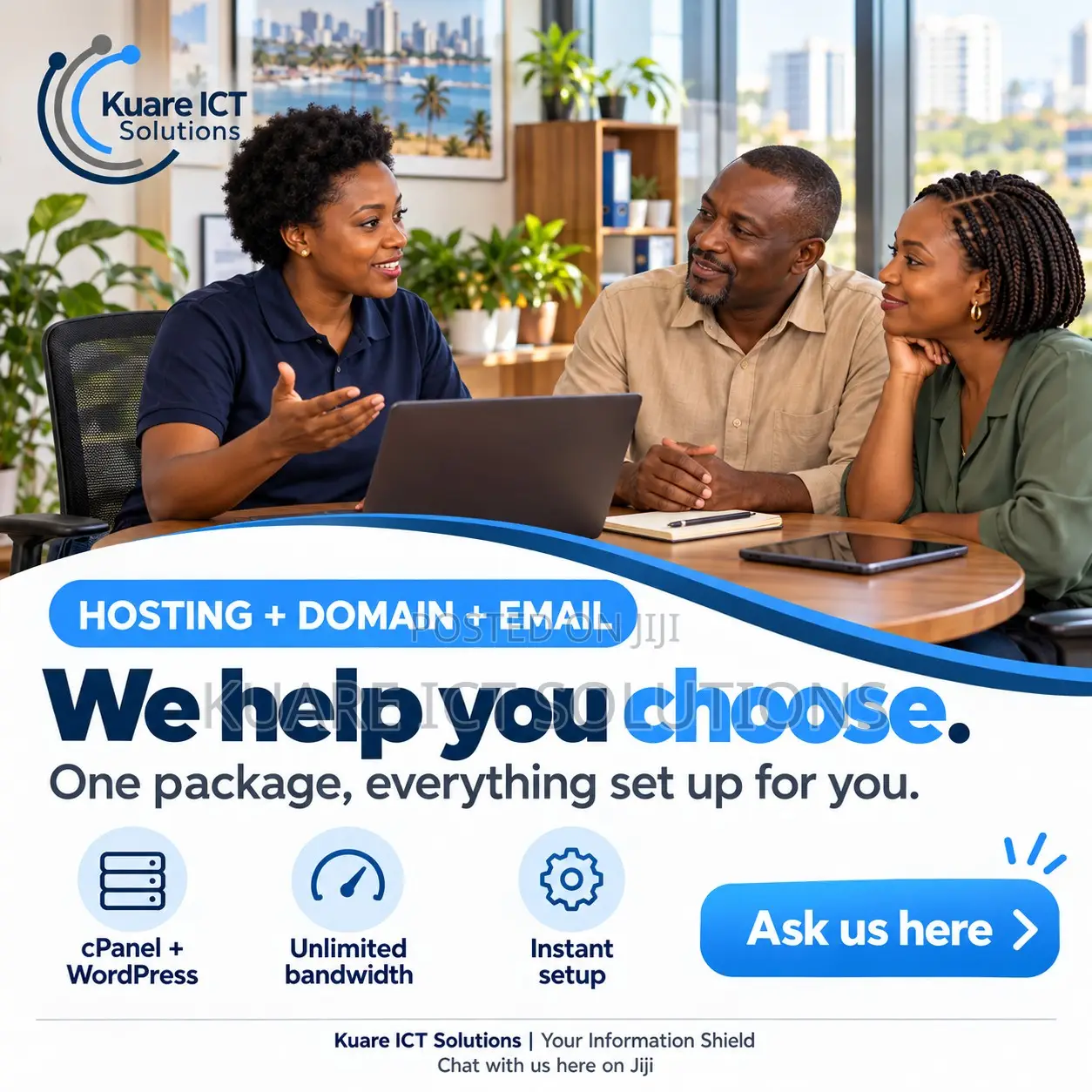 Web Hosting, Domain .co.tz & Business Email Packages From TSh 120,000