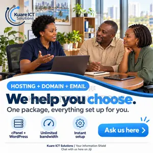 Web Hosting, Domain .co.tz & Business Email Packages From TSh 120,000