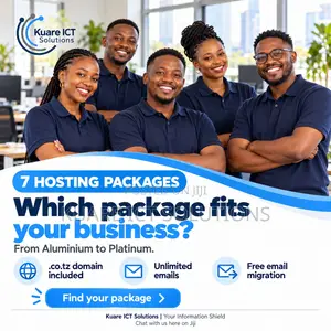 Web Hosting, Domain .co.tz & Business Email Packages From TSh 120,000
