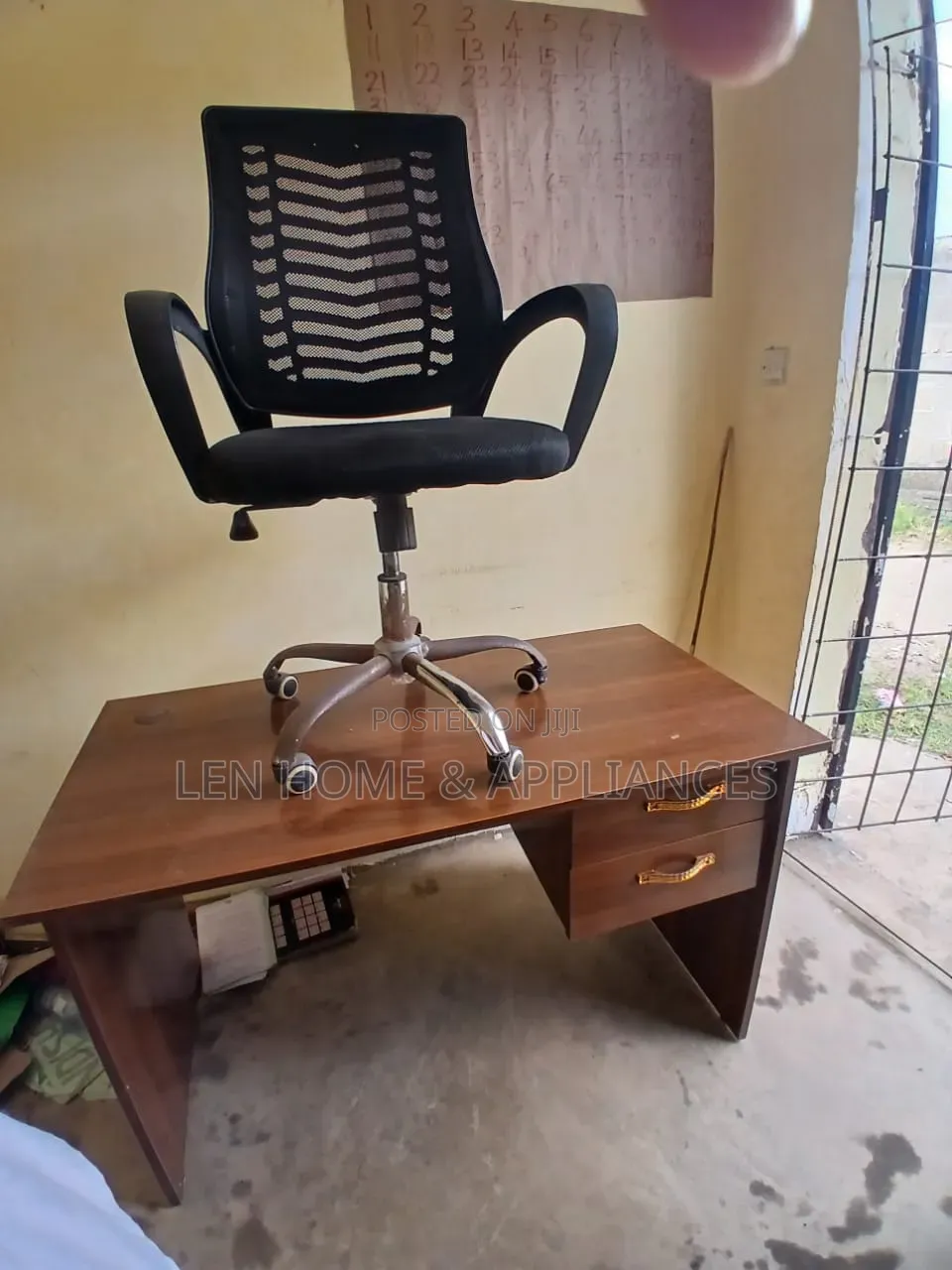 Office Table Color Brown