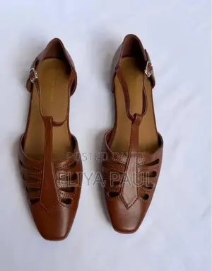 Flat Shoes Originaly Black Brown and Gold