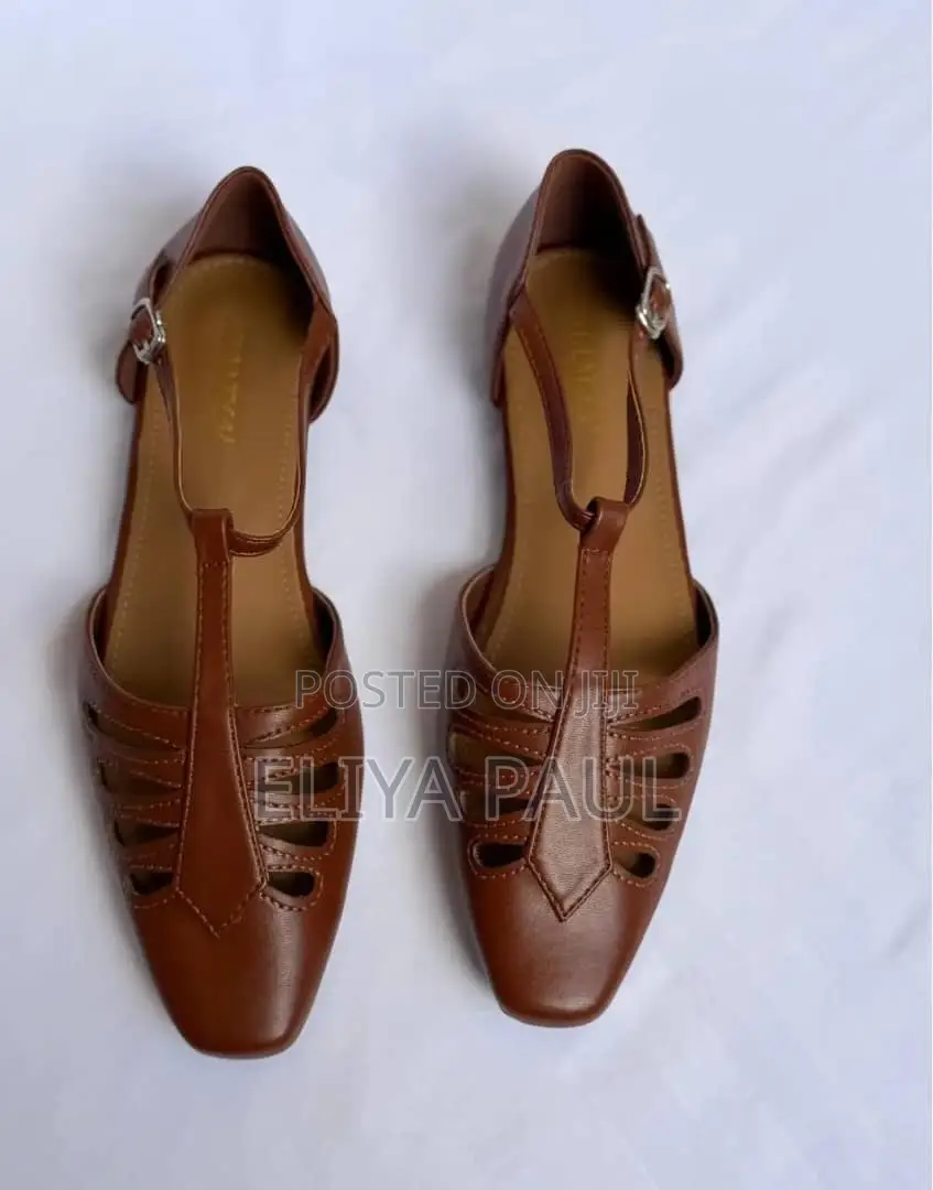 Flat Shoes Originaly Black Brown and Gold