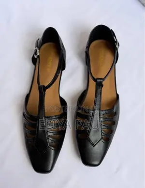 Flat Shoes Originaly Black Brown and Gold