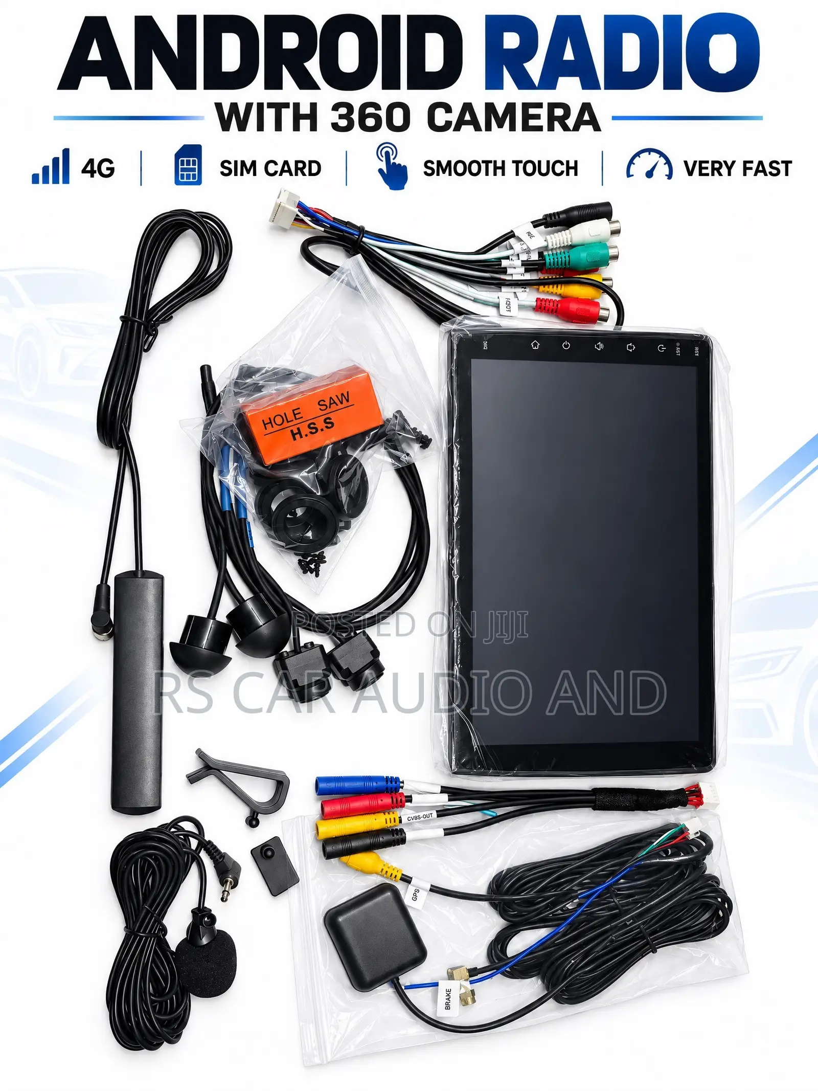 Car Radio With 360 Cameras