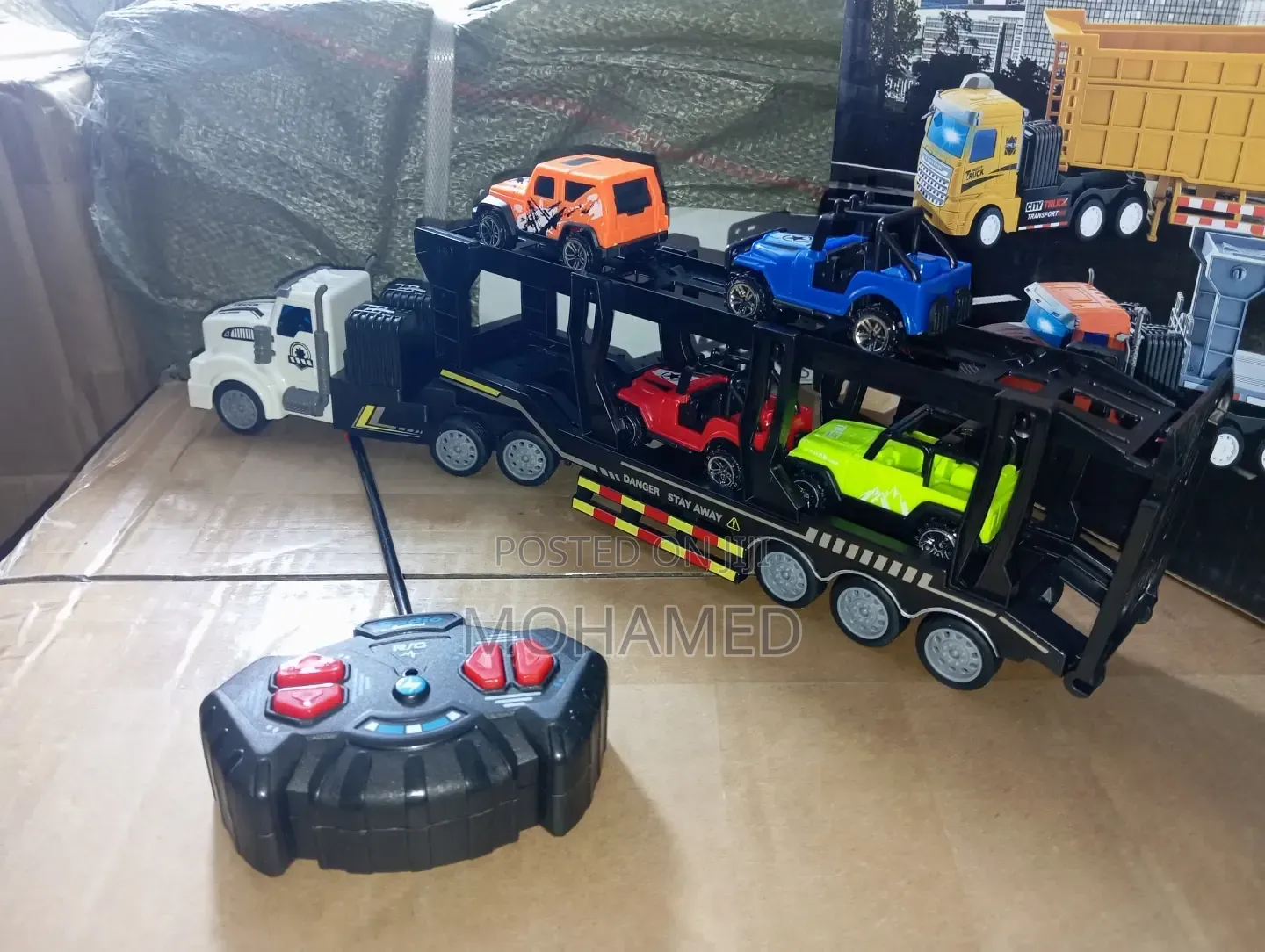 Double Deck Rc Truck + Mini Cars